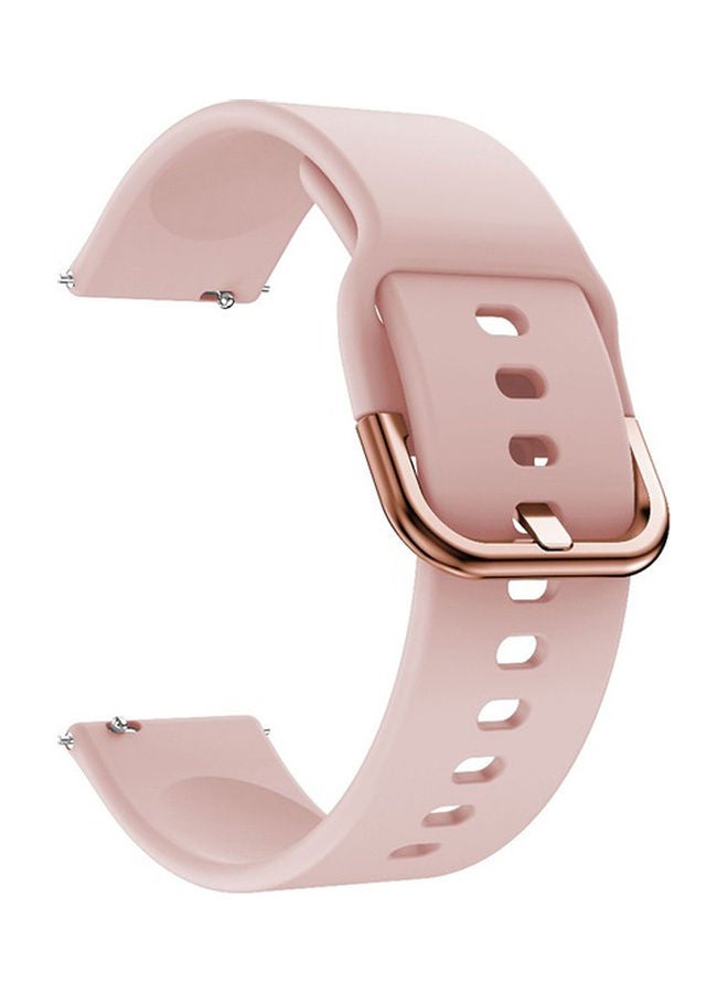 سوار بديل لساعة سامسونج جالاكسي أكتيف 2 مقاس 20 مم. وردي