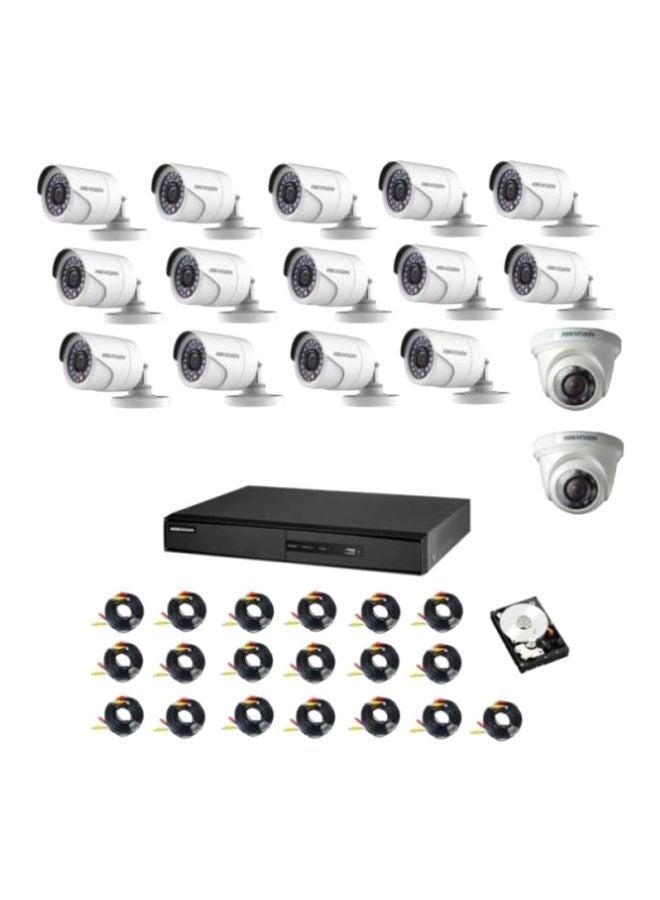 HIKVISION 37-Piece 16 Channel DVR Kit 
