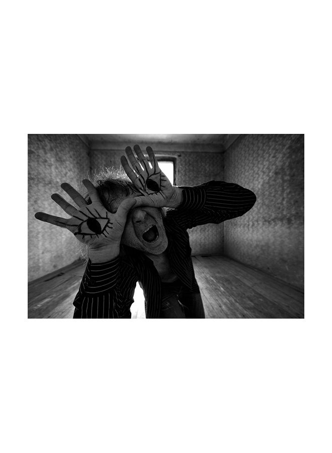 Fast Print Schizophrenia Wall Art Canvas Print Multicolor 100x67cm