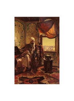 Classic Design Canvas Printed Tableau Multicolor 94x165cm