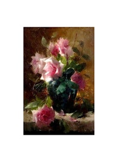Floral & Botanical Design Canvas Fabric Printed Tableau Multicolor 40x80cm