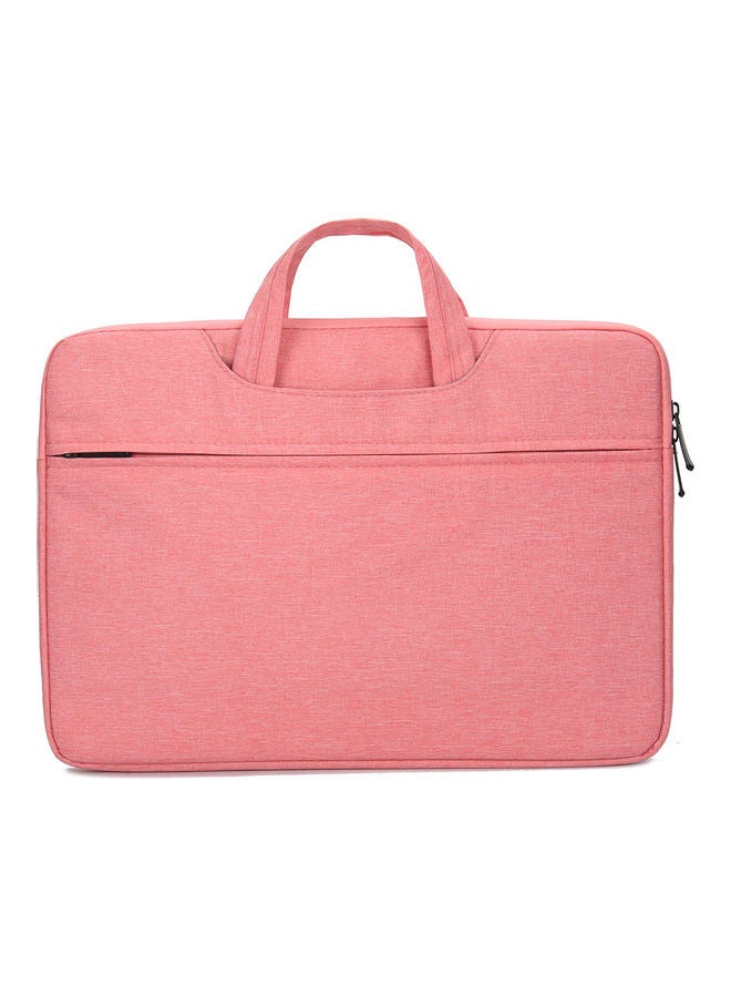 14 Inch Waterproof Nylon Laptop Bag Pink