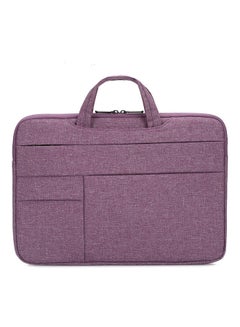 Generic 14 Inch Waterproof Nylon Laptop Briefcase Purple 