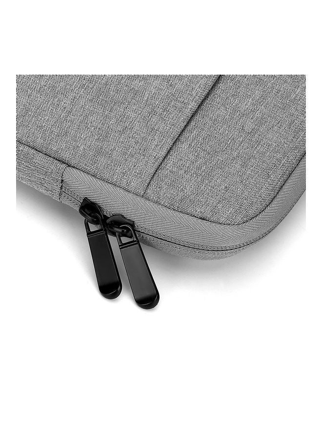 13.3 Inch Waterproof Nylon Laptop Briefcase Light Grey - Image 4