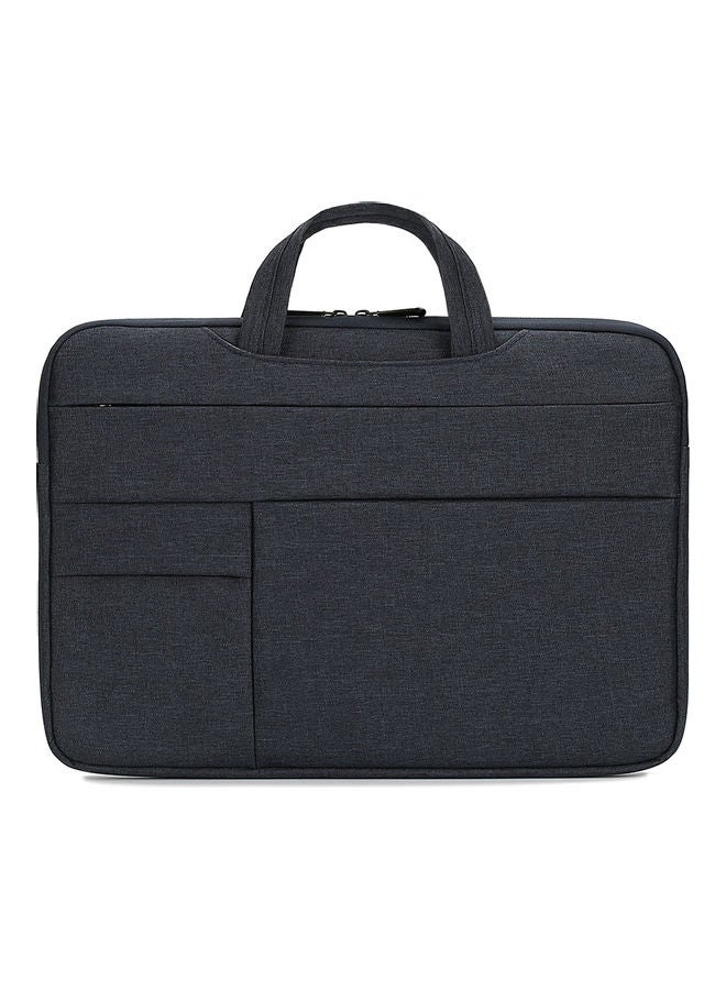 14 Inch Waterproof Nylon Laptop Briefcase Navy Blue 