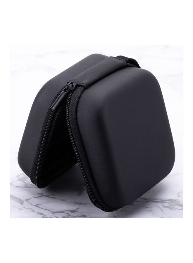 Earbuds Case EVA Cable Storage Bag Black  - Image 4