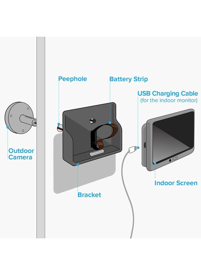 EZVIZ - Hd WIFI Smart Door Viewer Camera DPI - Image 1