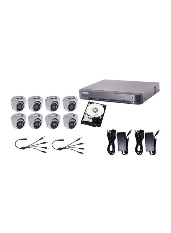 هيك فيجن - طقم أنظمة أمان تربو CCTV تناظرية بدقة عالية الوضوح - Image 1