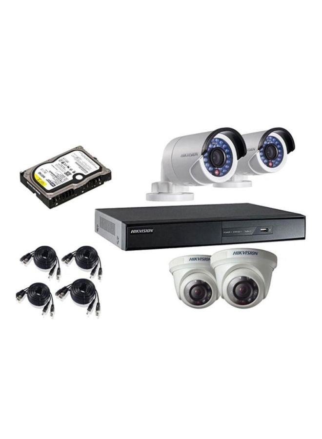 هيك فيجن 6-قطع طقم كاميرا مراقبة عالية الدقة - Image 1