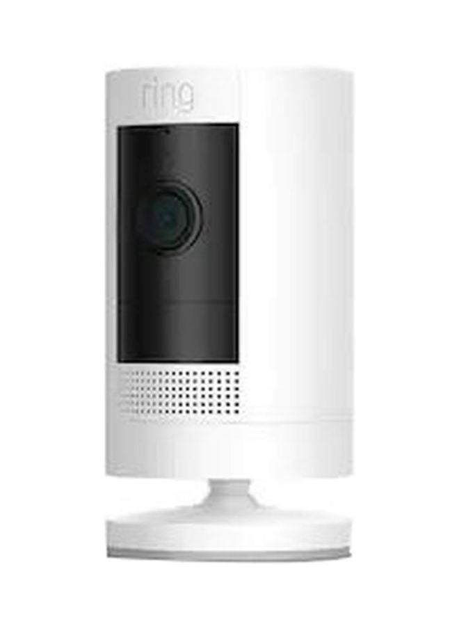 Ring Indoor Outdoor Stick Up Surveillance Camera White/Black - Image 1
