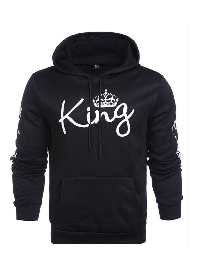 هودي بطبعة "King" أسود