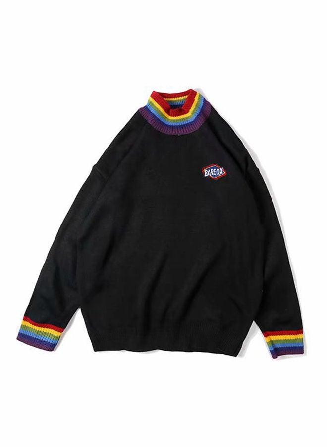 Round Neck Sweater Black 