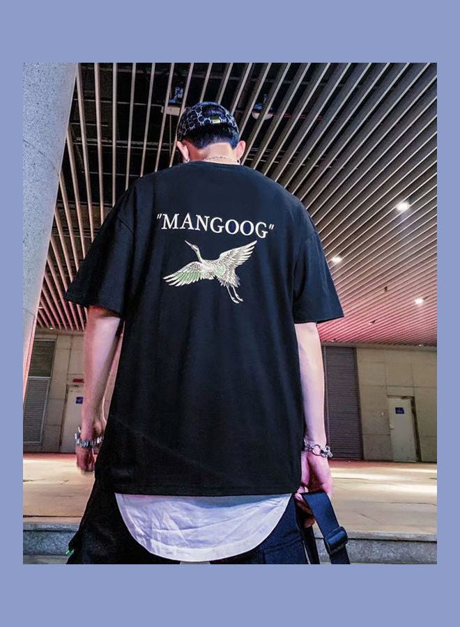 Short Sleeves T-Shirt Black/White  - Image 3