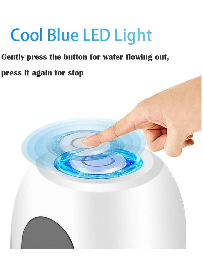Generic Portable USB Charging Electric Pumping Automatic Water Dispenser White/Black 7x12x7cm  - Image 4