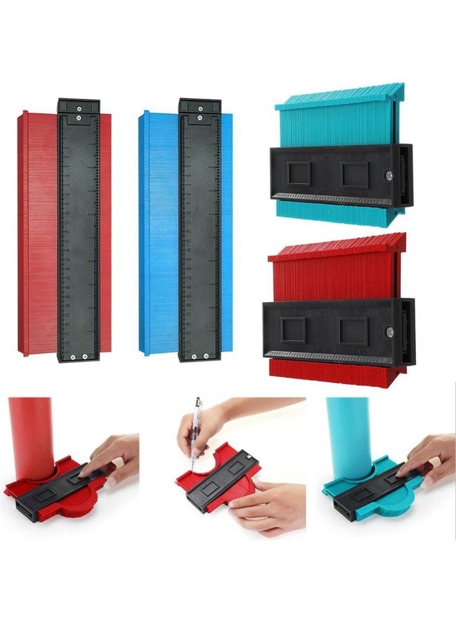 Contour Gauge Arc Scale Blue/Black 25x6x6cm - Image 3