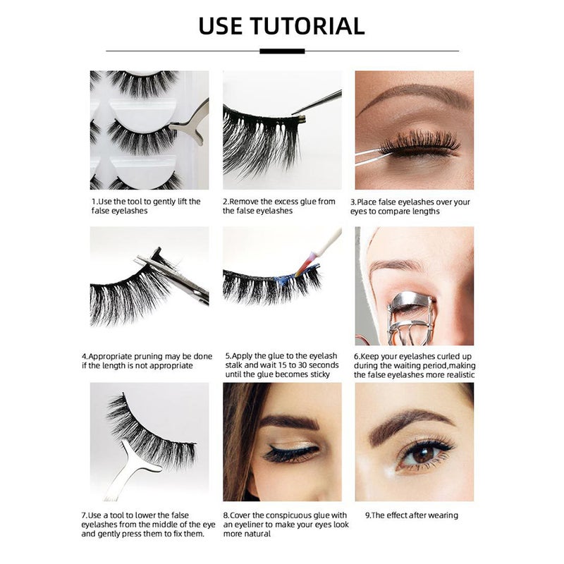 SHIDISHANGPIN - 4 Pair Of False Eyelashes 102 - Image 1