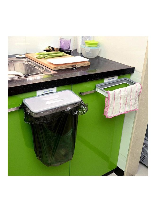 Trash Bag Hanger Holder White/Grey 240x115x52cm - Image 3