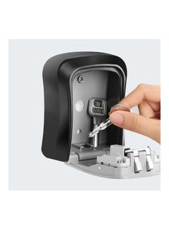 Generic Zinc Alloy Code Lock Key Box Grey  - Image 5