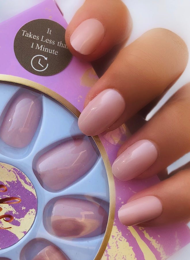 شي لاش أظافر اصطناعية معززة بالغراء مسبقاً بيج كاندي - Image 2