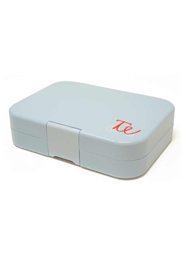 TINY WHEEL Bento Box Compact Durable Leak Proof Lunchbox With 6 Compartments Blue 22x16x5.5cm - Image 2