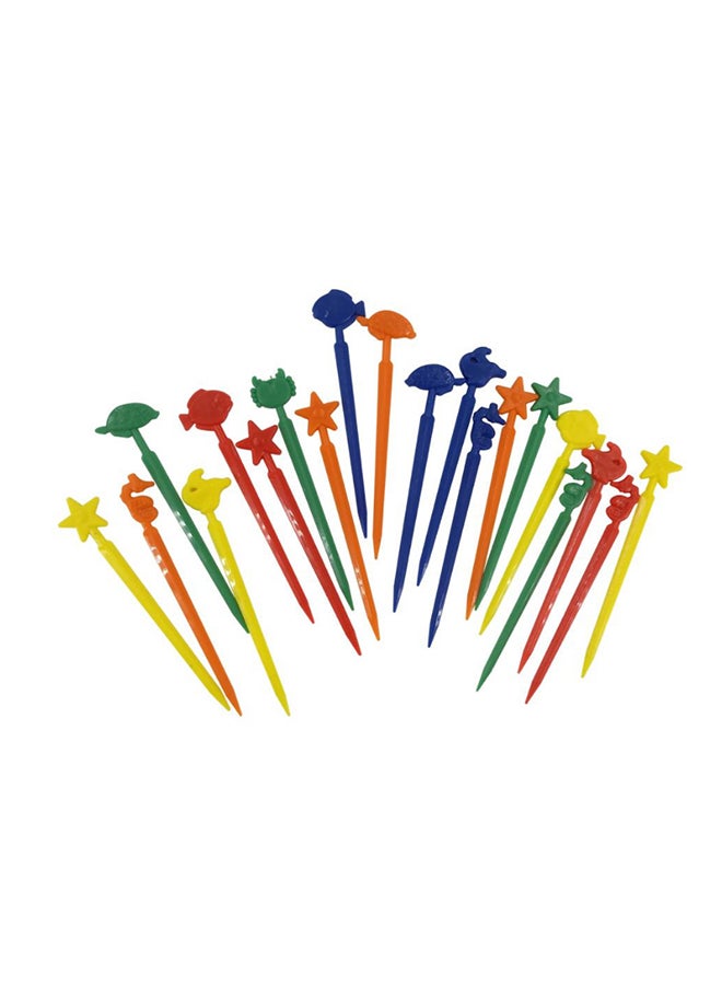 TINY WHEEL 20-Piece Marine Food Sticks Multicolour - Image 1