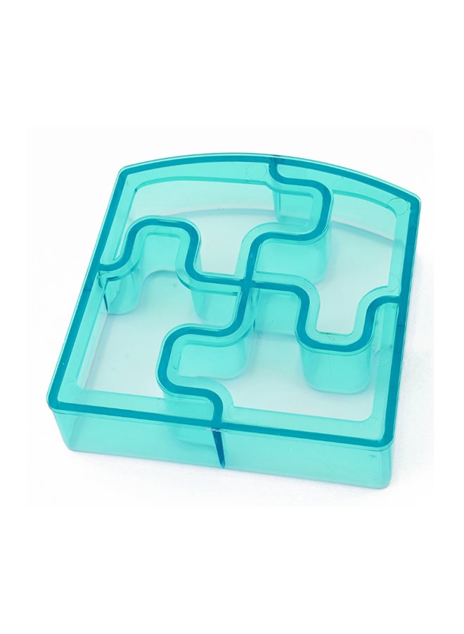 TINY WHEEL Puzzle Shaped Toast Cutter Blue - Image 1