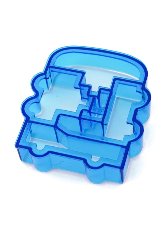 TINY WHEEL Car Shaped Toast Cutter Blue - Image 1