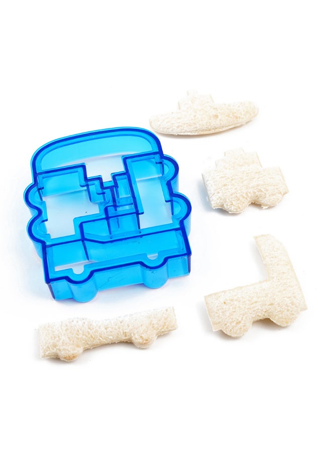 TINY WHEEL Car Shaped Toast Cutter Blue - Image 2