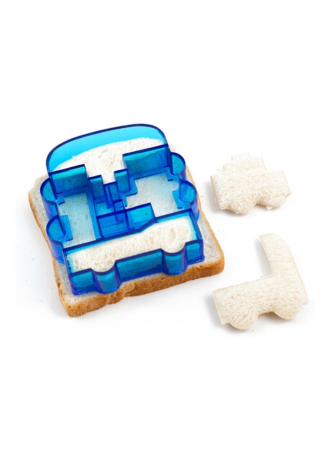 TINY WHEEL Car Shaped Toast Cutter Blue - Image 3