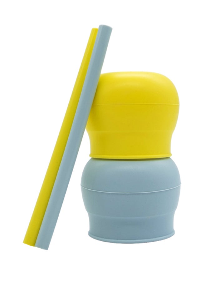 4-Piece Snug Straw With Cup