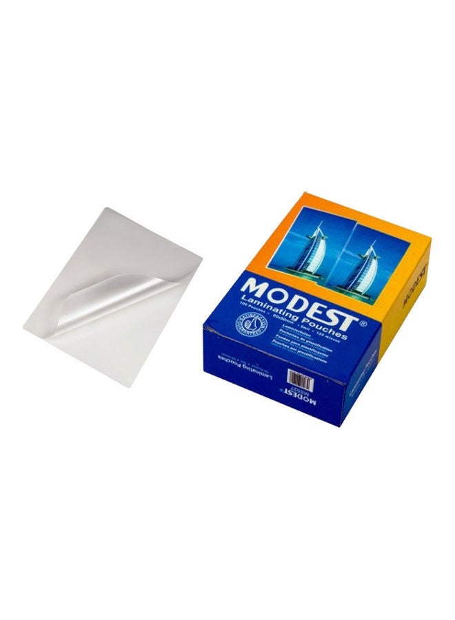 MODEST 100-Piece Laminating Pouch Film Set Clear - Image 3