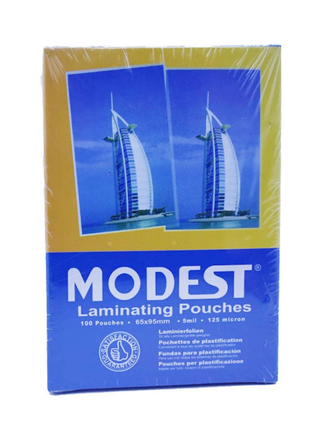 موديست مجموعة أغطية تغليف مكونة من 100 قطعة شفاف - Image 1