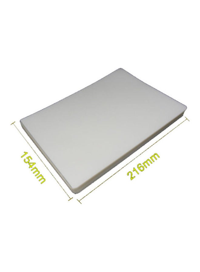 موديست حجم الصفحة: A5 بسمك 125 ميكرون للحصول على جودة عالية شفاف - Image 3