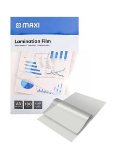 Maxi 100-Piece Laminating Pouch Film Set Clear  - Image 3