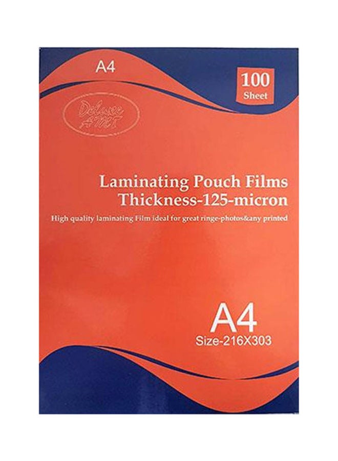 ديلوكس مجموعة أغطية تغليف مكونة من 100 قطعة شفاف - Image 1