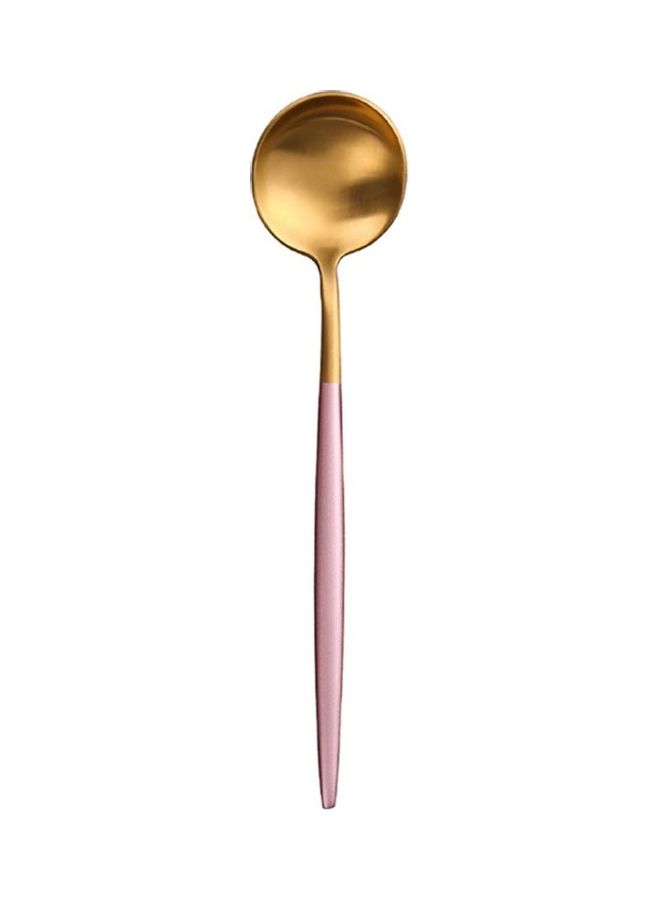 TD HOME 4-Piece Stainless Steel Cutlery Set Pink/Gold - Image 3