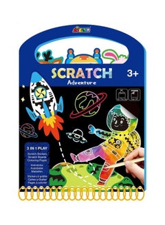 47-Piece 2 In 1 Adventure Scratch Painting Book - v1609377507/N43378115A_1