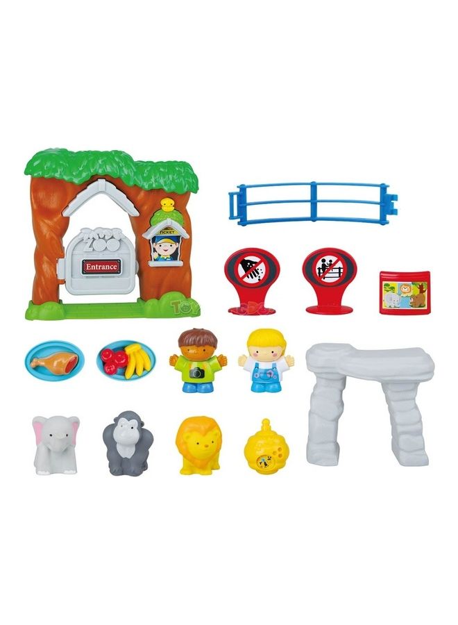 PLAYGO 17-Piece Fun Wild Safari Zoo Playset  - Image 3