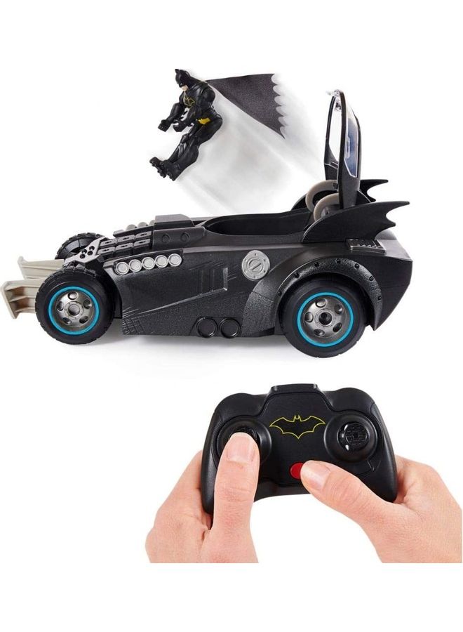 SPIN MASTER - Batman Launch and Defend Batmobile Remote Control Vehicle with Exclusive Action Figure 30.48x35.89x13.34cm - Image 1