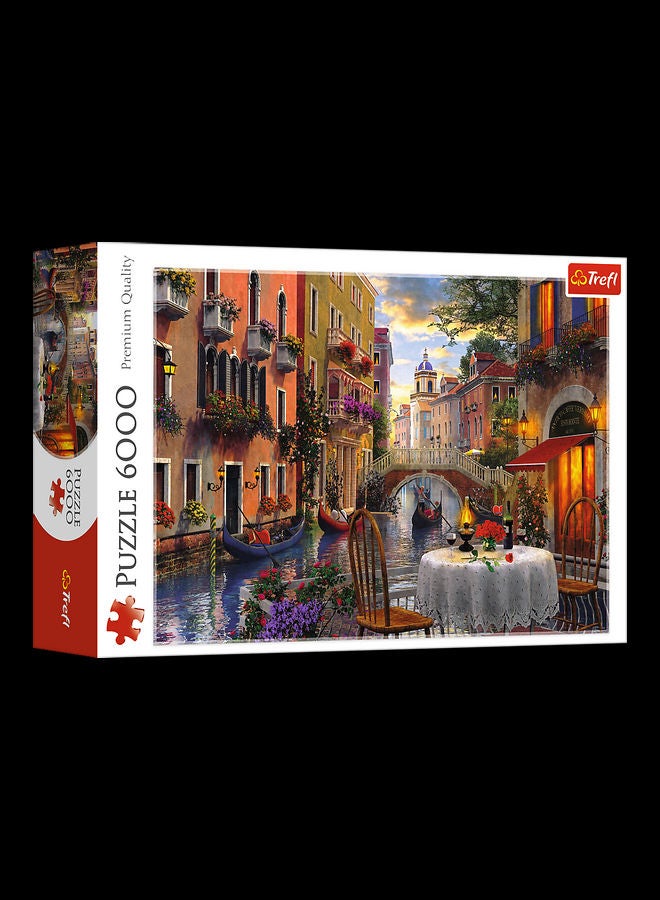 Trefl 6000-Piece Romantic Supper Jigsaw Puzzle - Image 1