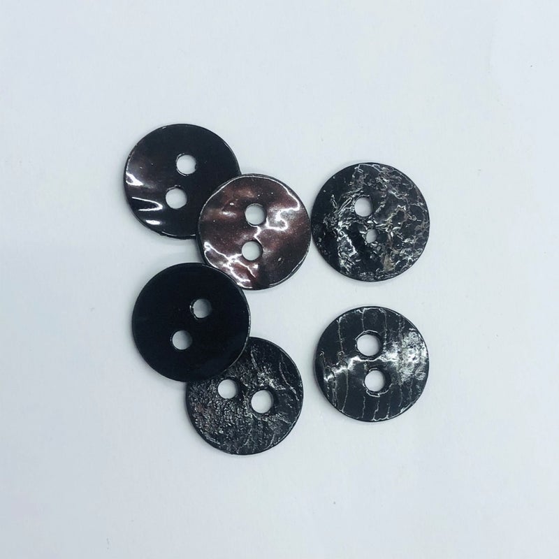 Generic - Mother Pearl Buttons Brown 12mm - Image 1