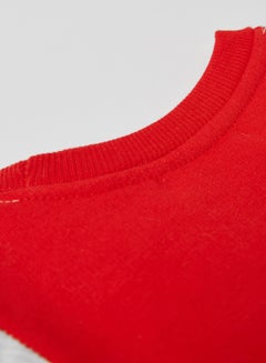 Moms Love Baby Kittie Face Sweatshirt Red  - Image 4