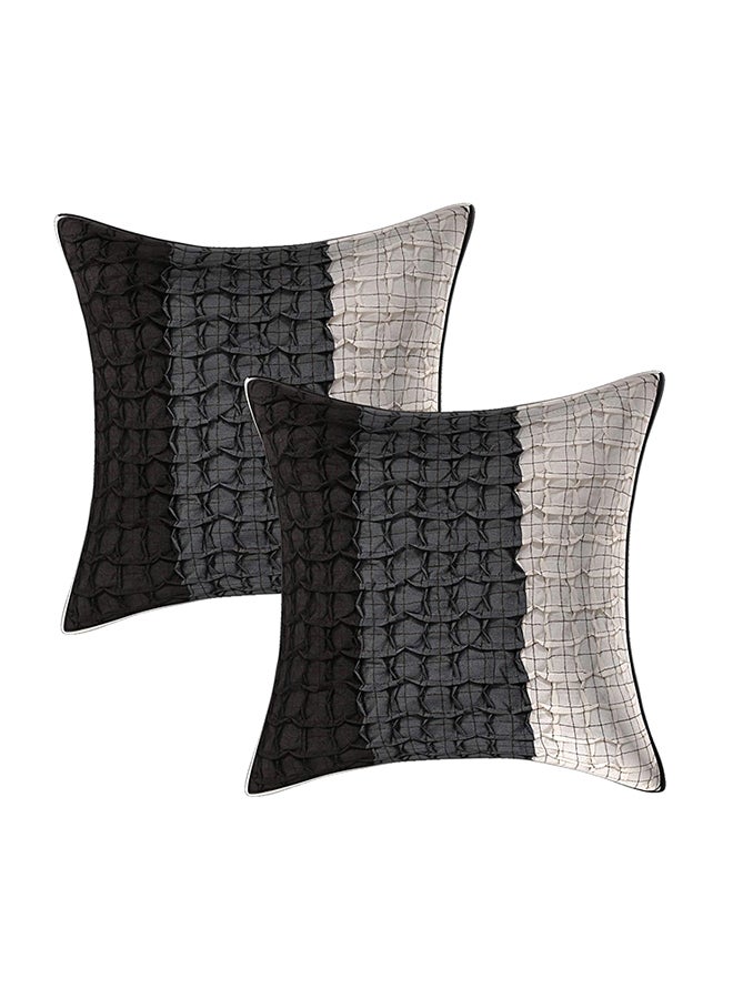 2-Piece Cushion Cover Set Multicolour 42 x 42cm - Image 1