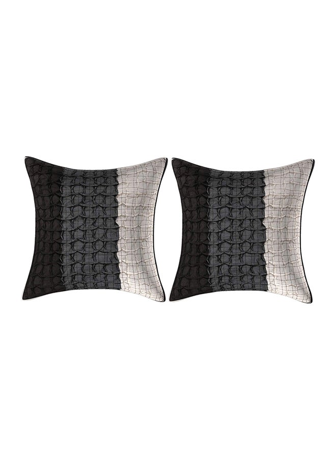 2-Piece Cushion Cover Set Multicolour 42 x 42cm - Image 2