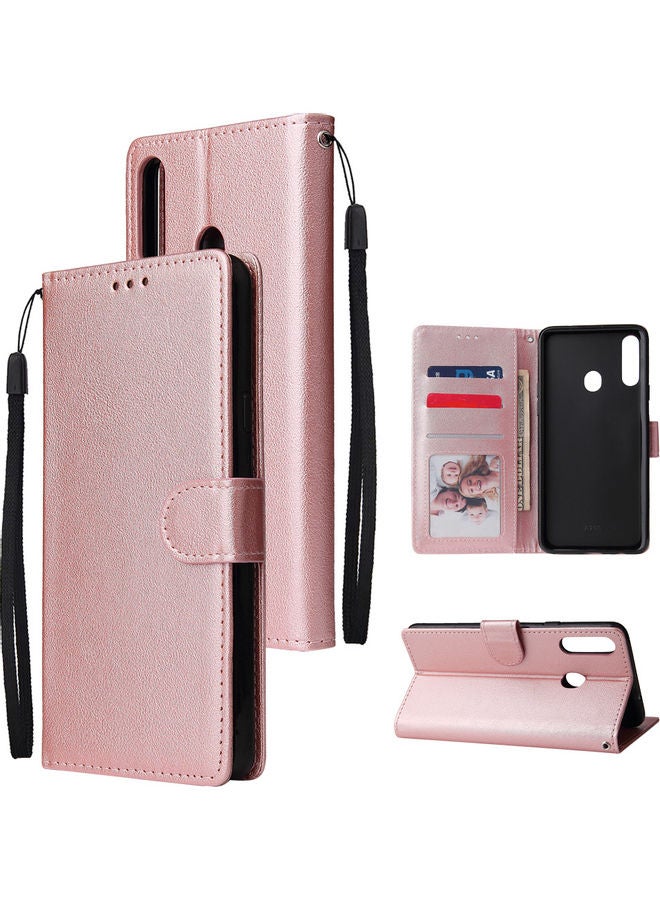 Folio Cover For Samsung Galaxy A20s Rose - Image 4