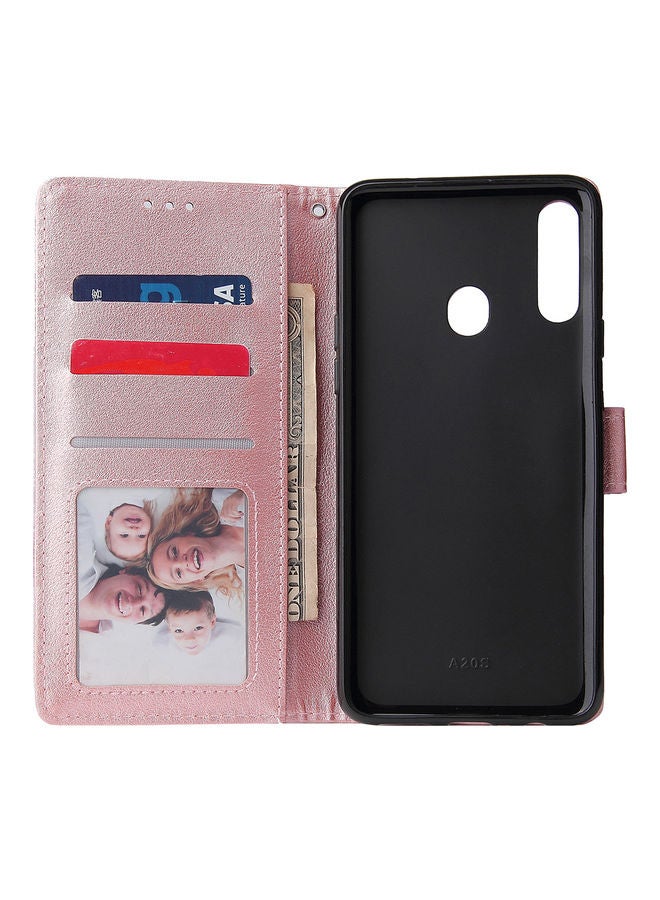 Folio Cover For Samsung Galaxy A20s Rose - Image 3