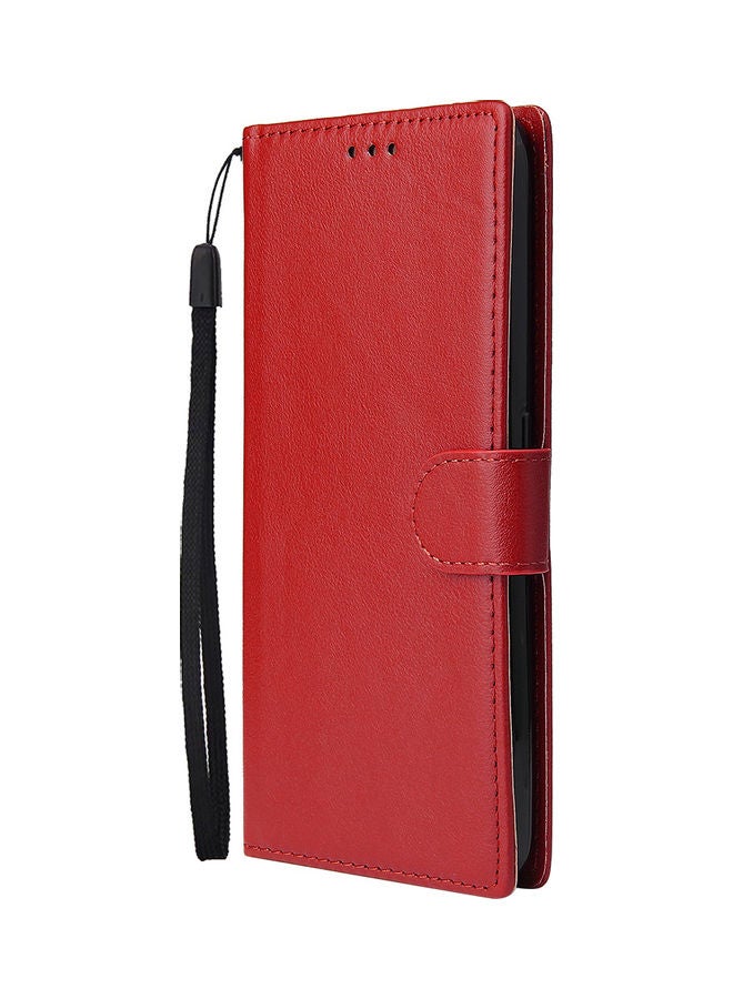 Protective Flip Cover For Oppo A9 2020 And Reno 2Z Red - Image 1
