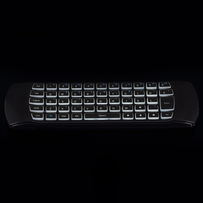 2.4G Air Mouse And Wireless Motion Sensor Remote Control Keyboard Set Black