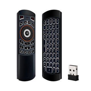 2.4G Air Mouse And Wireless Motion Sensor Remote Control Keyboard Set Black - v1609394840/N42299784A_1