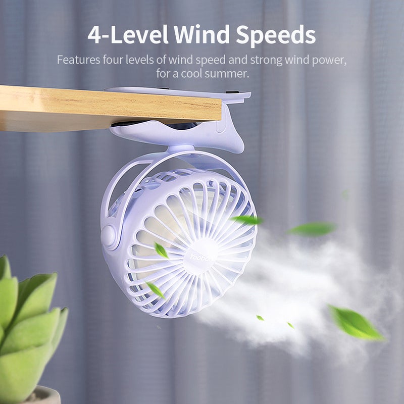 Yoobao Y-F04 USB Handheld Mini Fan Blue  - Image 4